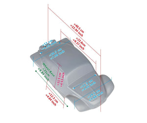 Custom Body Graffiti Bug for Traxxas Stampede 1/10 Truck Car Shell Cover 1:10