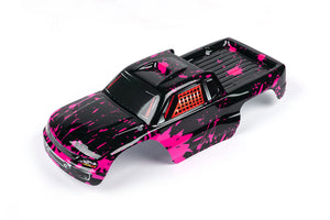 Custom Body Hot Pink for Traxxas Skully Grave Digger 1/10 Truck Car Shell