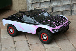 Custom Body WB Muddy Pink for Traxxas 1/10 Slash 4x4 VXL Slayer Shell Cover