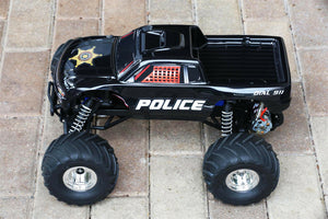 Custom Body Police Style for Traxxas Bigfoot Stampede 1/10 Truck Shell Cover