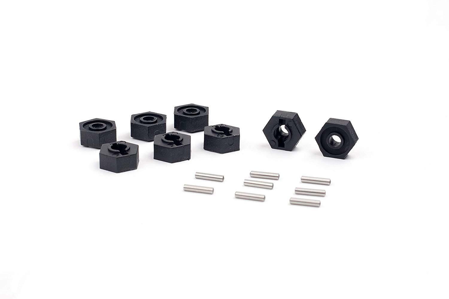 Pack of 8 Hex Wheel Hub 12mm for Traxxas Rustler Stampede Slash Bigfoot TRX 1654