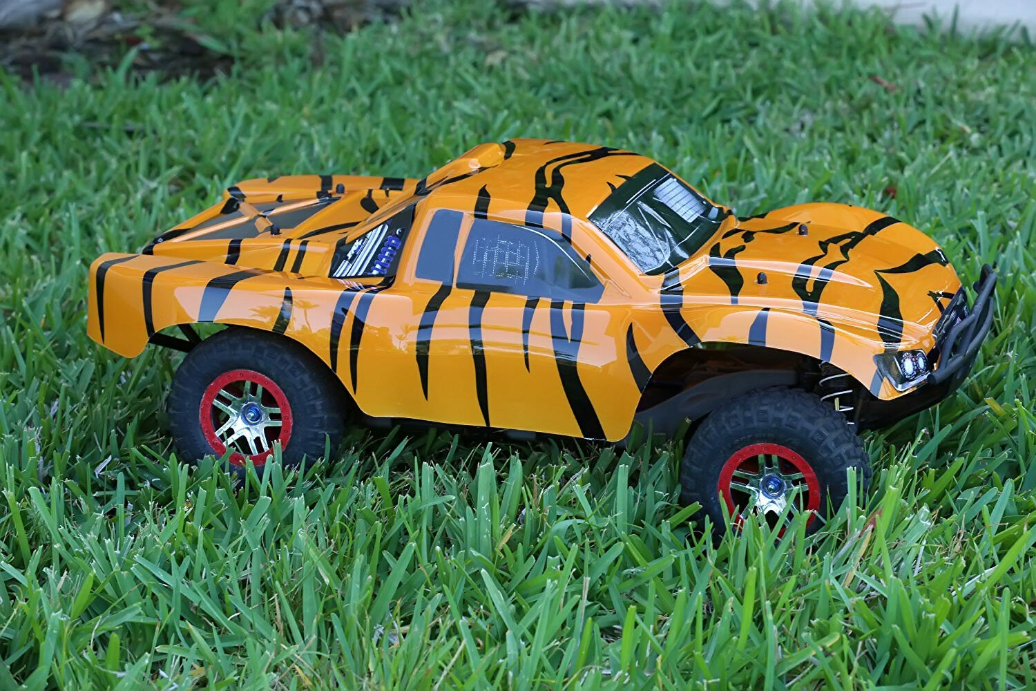 Custom Body Tiger Style for Traxxas  1:10 Fits All Slash Editions RC Truck Car