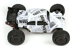 Custom Buggy Body Newspaper Style Shell for ARRMA 1/8 TALION 6S BLX Car Cover