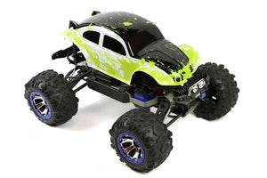 Custom Body Muddy Buggy WB Green for Traxxas Summit 1/10 Volkswagen Baja Beetle