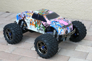 Custom Body Graffiti Pink Pig Style for Traxxas T / E Maxx Shell Cover E-Maxx