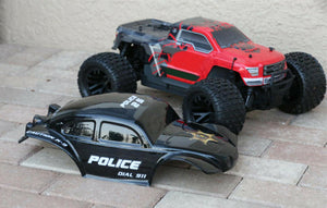 Custom Body Police Sheriff Buggy for ARRMA GRANITE 3S BLX 1/10 Mod Required Read