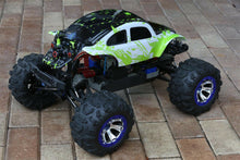 Load image into Gallery viewer, Custom Body Muddy Green/WB for Traxxas Summit 1/10 Volkswagen Baja Bug Beetle
