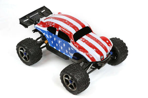 Custom Buggy Body American Flag for Traxxas E-Revo 1/10 Truck Car Shell 1:10