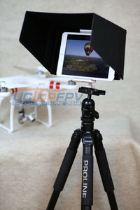 7 Inch Sun Hood Sun Shade Black with Tripod Mount for iPad Mini Similar Tablet