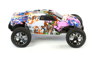 Custom Body Graffiti Pig for Traxxas Rustler 2WD 1/10 Truck Car Shell Cover 1:10