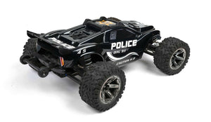 Custom Body Police Car Style for Traxxas 1/10 Rustler 4x4 Truck Shell Cover