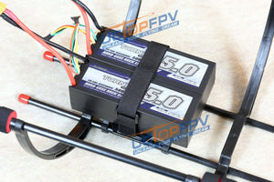 Dual Battery Parallel Mount for DJI F450 F550 Multifunction Landing Skid Gear