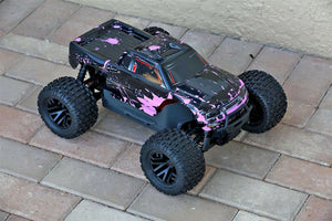 Custom Body Pink Muddy Splash for ARRMA GRANITE 4X4 2WD 3S BLX 1/10 Cover Shell