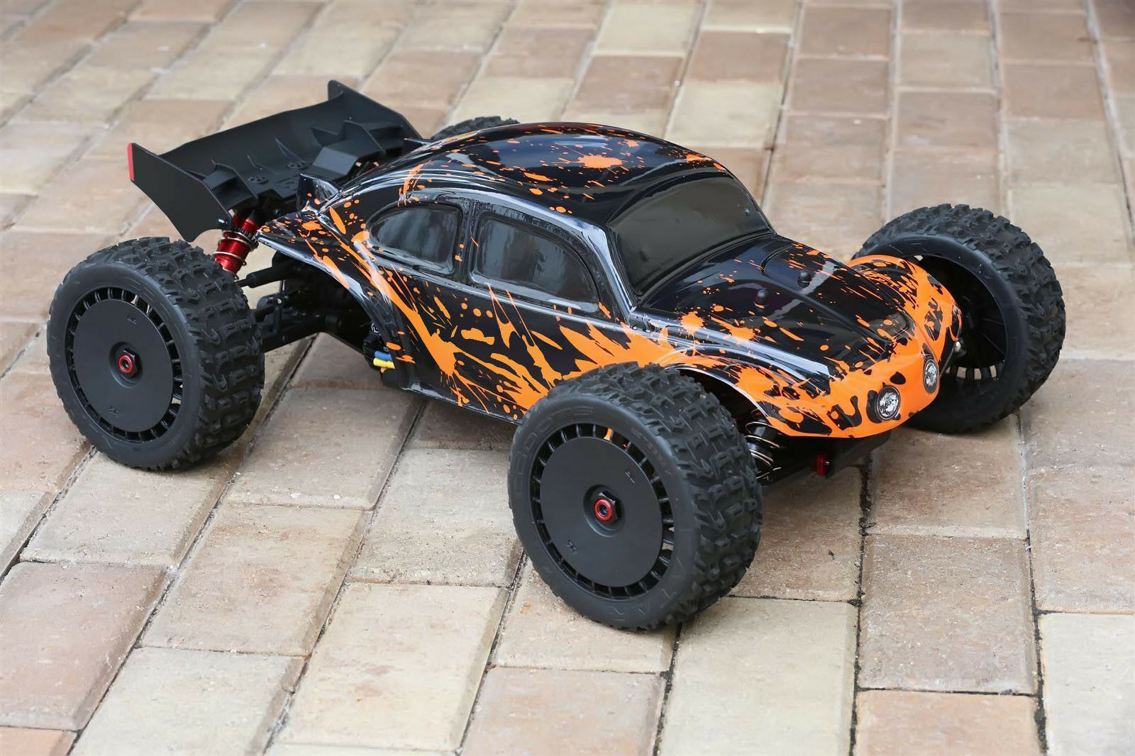 Custom Bug Body Muddy Orange for ARRMA 1/8 TALION 6S BLX Brushless Truggy