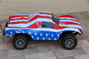 Custom Body America Flag Style for ARRMA Senton 4x4 3S / 6S BLX Cover Shell