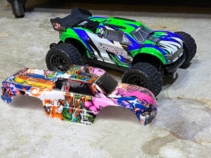 Custom Body Graffiti Pig for ARRMA VORTEKS 3S BLX 1/10 Stadium Truck