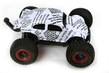 Load image into Gallery viewer, Custom Buggy Body Funny Sayings for 1/8 RC Truck Thunder Tiger MT4 G3 HPI Savage
