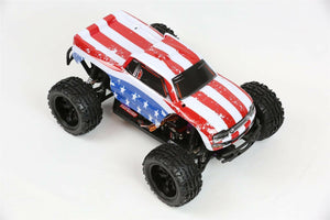 Custom Body American Flag for Redcat Volcano 1/10 Truck Car Shell Cover 1:10