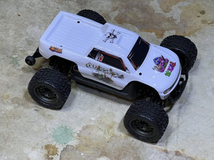 Custom Body Graffiti White for ARRMA VORTEKS 3S BLX 1/10 Stadium Truck