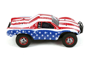 Custom Body America Flag Style for Traxxas 1/10 Slash Truck Car Shell Cover 1:10