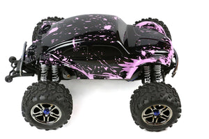 Custom Buggy Body Muddy Pink for Traxxas T / E Maxx Shell Cover 3911R E-Maxx