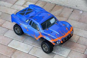 Custom Body Muddy Orange Blue for ARRMA Senton 4x4 3S / 6S BLX Cover Shell