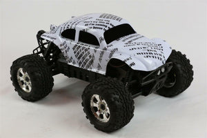 Custom Buggy Body Funny Words for HPI Savage Flux HP 1/8 VW Baja Beetle Shell