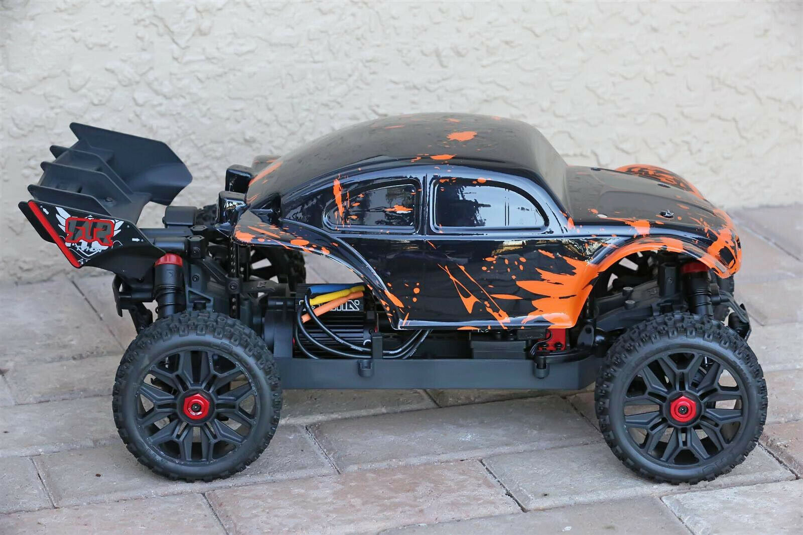 Custom Body Muddy Orange Buggy for ARRMA Typhon 3S BLX 1/8 Mod Required Read