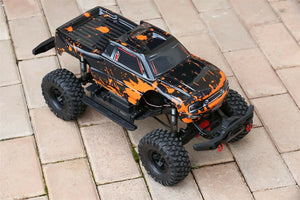 Custom Body Muddy Orange for Traxxas TRX-4 Trail Crawler Truck Car Shell