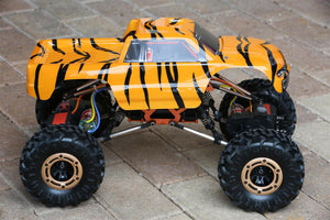 Custom Body Tiger Style for Redcat Racing Rockslide / Everest 1/10