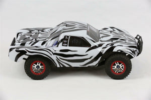 Custom Body Zebra Style for Traxxas 1/10 Slash Truck Car Shell Cover 1:10