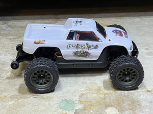 Custom Body Graffiti White for ARRMA VORTEKS 3S BLX 1/10 Stadium Truck