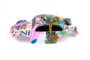 Custom Buggy Body Graffiti Pig Shell for ARRMA 1/8 Nero 6S BLX VW Baja Beetle