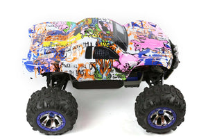 Custom Body Graffiti Pig for Traxxas Summit / Slash 1/10 Truck Car Cover Shell