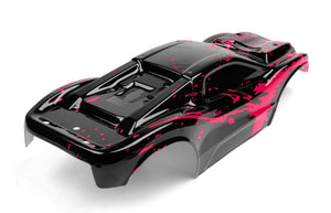 Custom Body Hot Pink for Traxxas 1/10 Rustler 4x4 Truck Shell Cover