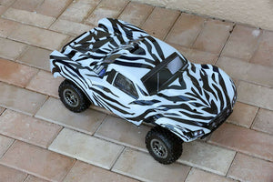 Custom Body Zebra Style for ARRMA Senton 4x4 3S / 6S BLX Cover Shell Slash