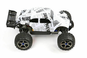 Custom Buggy Body Fake News for Traxxas E-Revo 2.0 1/10 Truck Car Shell Cover