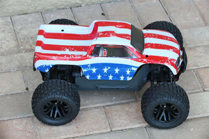 Custom Body USA Flag Style for ARRMA GRANITE 4X4 2WD 3S BLX 1/10 Cover Shell