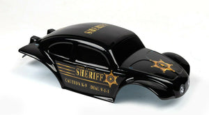 Custom Body Buggy Police Sheriff for Redcat Volcano 1/10 Truck Car Shell Cover