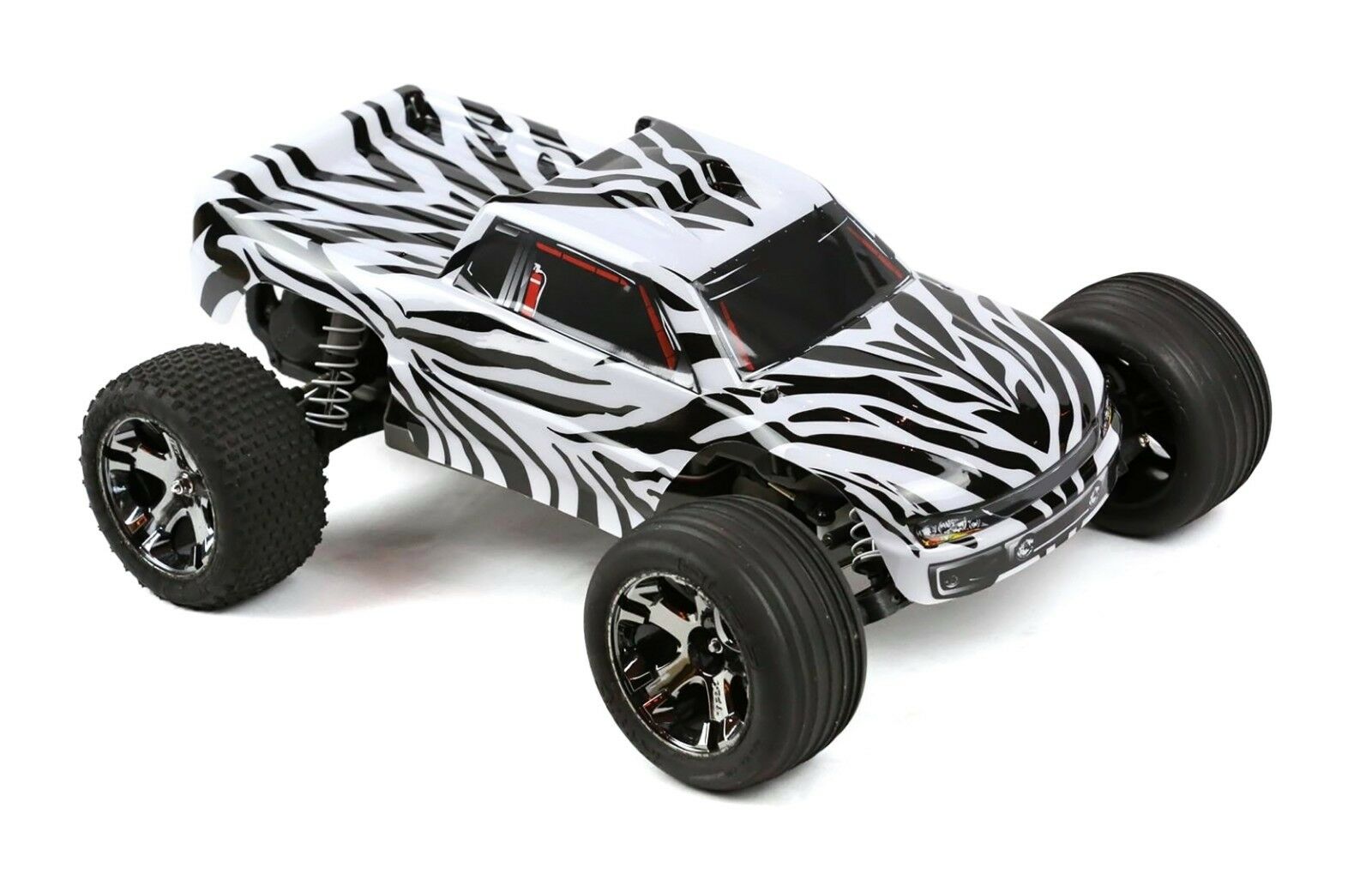 Custom Body Zebra Style for Traxxas Rustler 2WD 1/10 Truck Car Shell Cover 1:10