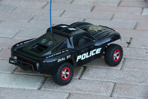 Custom Body Police Sheriff Style for Traxxas 1:16 Slash Mini 7012 1/16 Scale