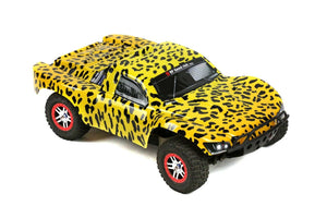 Custom Body Cheetah Style for Traxxas 1/10 Slash Truck Car Shell Cover 1:10