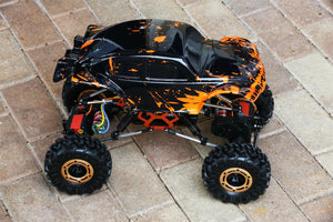 Custom Buggy Body Muddy Orange for Redcat Rockslide / Everest 1/10 Crawler