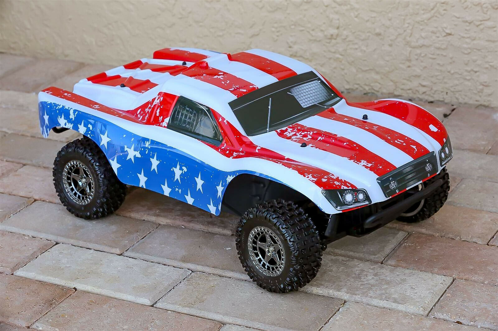 Custom Body America Flag Style for ARRMA Senton 4x4 3S / 6S BLX Cover Shell