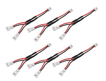 Load image into Gallery viewer, 6pk Y splitter cable connector for E-Flite 1s Lipo Battey for Extend Flight Time
