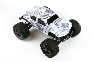 Custom Buggy Body Funny Sayings for Traxxas T / E Maxx Shell Cover 3911R E-Maxx