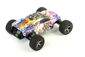 Custom Body Graffiti Pig for Traxxas Rustler 2WD 1/10 Truck Car Shell Cover 1:10