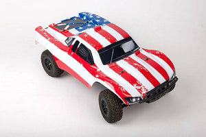 Custom Body Flag Star Style for Traxxas Slash  1/10 4x4 2WD Slayer Shell Cover