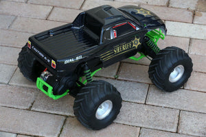 Custom Body Police Style for Traxxas Skully Grave Digger 1/10 Truck Car Shell