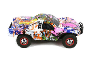 Custom Body Graffiti Pink Pig for ProSC10 1/10 Slash Truck Car Shell Cover 1:10